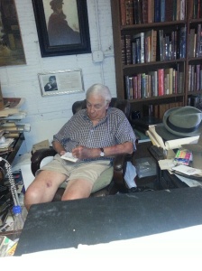 Roger Carlson, Bookman. (Bookman's Alley, Evanston, IL)